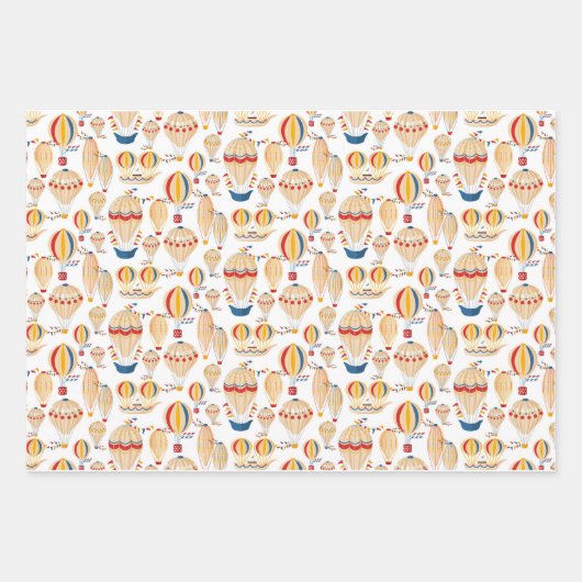 Flightsof Fancy Wrapping Paper Flat Sheet Set 3 Geschenkpapier Set (Vorderseite 2)