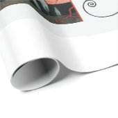 FLIGHTVORD / NIGHT ROSE ART DECO SCHÖNHEIT FASHION GESCHENKPAPIER (Rolleneckpunkt)