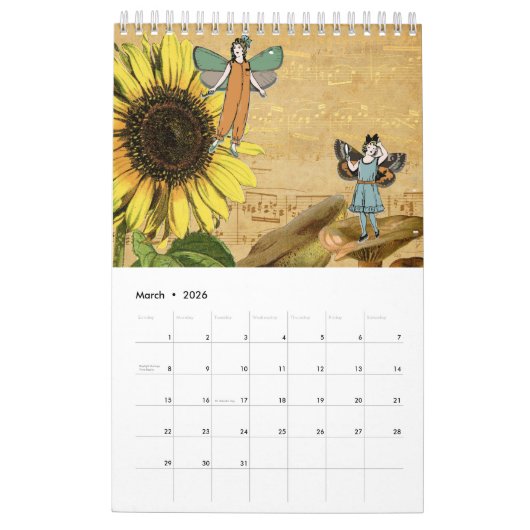 Fligts des extravaganten Kalenders 2017 hoch Kalender (Mär 2026)