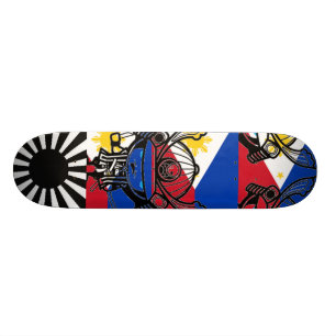 flilipino Flagge Skateboard