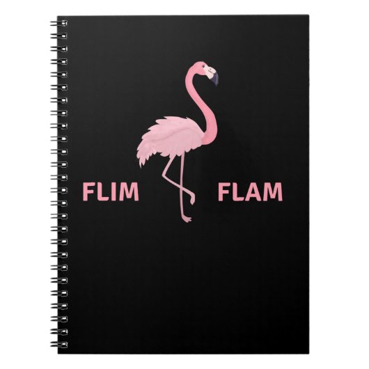 Flim Flam Flamingo Youtube Kinder Notizblock (Vorderseite)