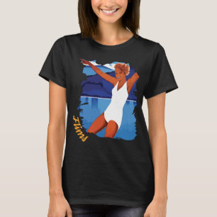 Flims Schweiz Wasserskiläufer Reise T-Shirt
