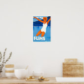 Flims Switzerland Vintage Poster (Küche)