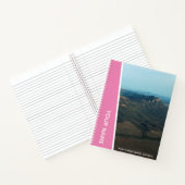 Flinders Ranges, Australien, Luftlandschaft rosa Notizblock (Innenseite)