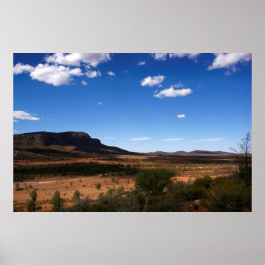 Flinders Ranges Outback Australien Poster (Vorne)