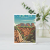 Flinders Ranges South Australia Vintag Postkarte (Stehend Vorderseite)