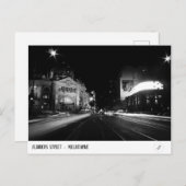 Flinders St. - Melbourne Postkarte (Vorne/Hinten)