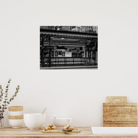 Flinders Street Station Platform Melbourne Poster (Küche)