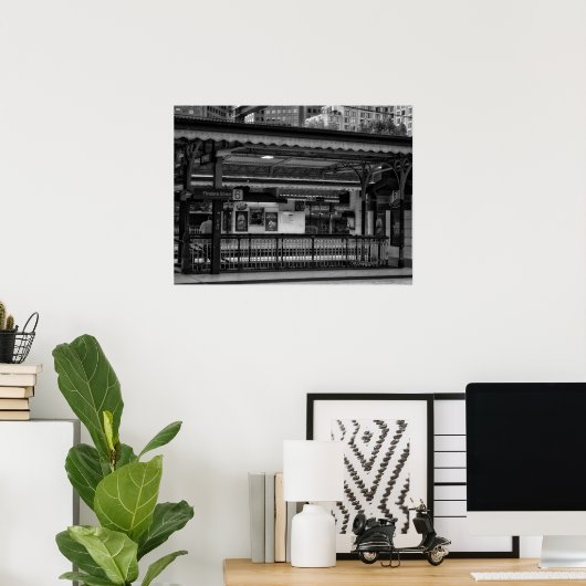 Flinders Street Station Platform Melbourne Poster (Heimbüro)