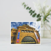 Flinders Street Station Postkarte (Stehend Vorderseite)