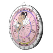 Fling vor dem Ring-Junggeselinnen-Abschied Dartscheibe (Vorderseite rechts)