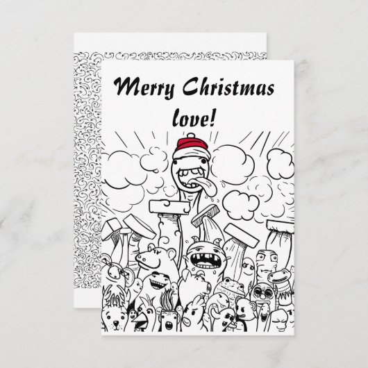 flink dankeskarte (Vorne/Hinten)