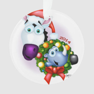 Flinke Gedenkweihnachtsverzierung 2014 Ornament