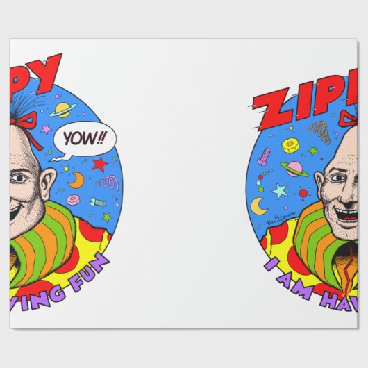 Flinke Geschenk-Verpackung! Geschenkpapier (Saum)