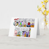 Flinke Halloween-Karte Karte (Gelbe Blume)