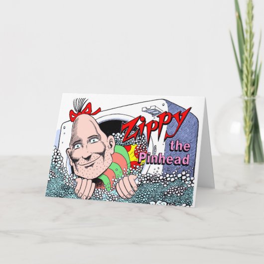 Flinker Drehbeschleunigungs-Dr. Holiday Card Feiertagskarte (Vorderseite)