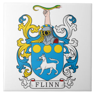Flinn Familienwappen Fliese