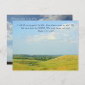 Flint Hills im Sommer Postkarte (Vorne/Hinten)