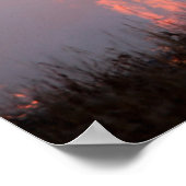 Flint Hills Kansas Prairie Burn Poster (Ecke)