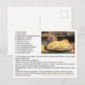 Flint Hills Käsesuppe Rezept Postkarte (Vorne/Hinten)
