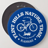 Flint Hills Nature Trail (Radfahren) Button (Vorne & Hinten)