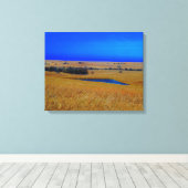 Flint HIlls von Kansas Canvas Print Leinwanddruck (Insitu (Holzboden))
