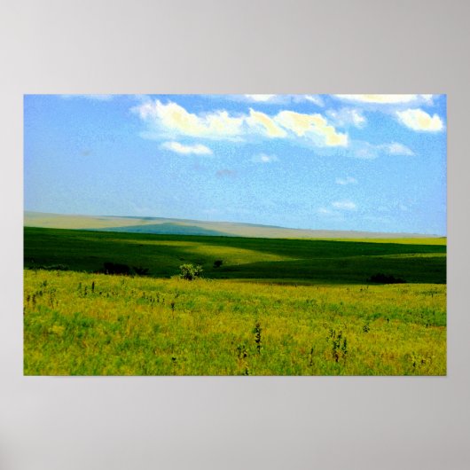 Flint Hills von Kansas Poster (Vorne)