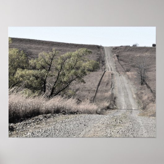 Flint Hills Winterszene Poster (Vorne)