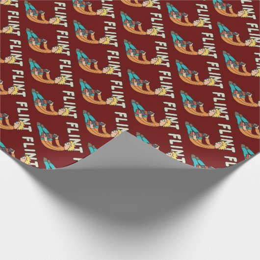 Flint Knapping Geschenkpapier (Ecke)