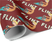 Flint Knapping Geschenkpapier (Rolleneckpunkt)