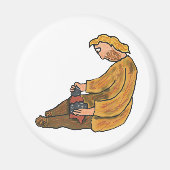 Flint Knapping Magnet (Vorne)