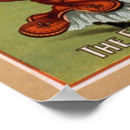 FLINT Magician Hypnosis VAUDEVILLE Poster (Ecke)