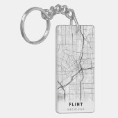 Flint Map Schlüsselanhänger (Vorderseite links)
