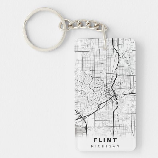 Flint Map Schlüsselanhänger (Vorderseite)