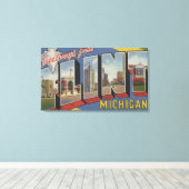 Flint, MichiganLarge Letter ScenesFlint, MI 2 Leinwanddruck (Insitu (Holzboden))