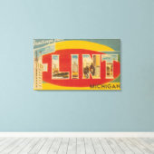 Flint, MichiganLarge Letter ScenesFlint, MI Leinwanddruck (Insitu (Holzboden))