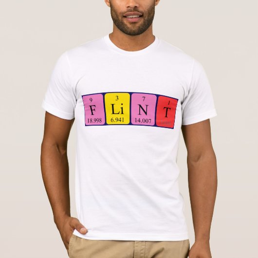 Flint Periodenname Shirt (Vorderseite)