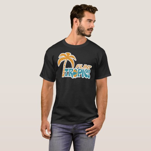 Flint Tropics Retro Essential T - Shirt (Vorne ganz)