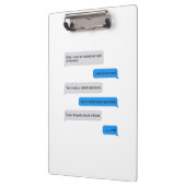 Flinte Textnachricht Klemmbrett (Links)