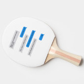Flinte Textnachricht Tischtennis Schläger (Seitenansicht)