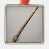 Flintlockgewehr Silbernes Ornament (Vorne)