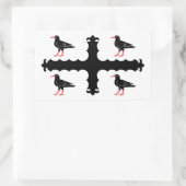 Flintshire-rechteckige Aufkleber (Tasche)