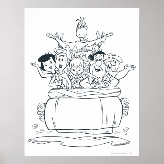 Flintstones Familien1 Poster (Vorne)