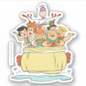 Flintstones Familientreppe Aufkleber (Vorderseite)