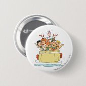 Flintstones Familientreppe Button (Vorne & Hinten)