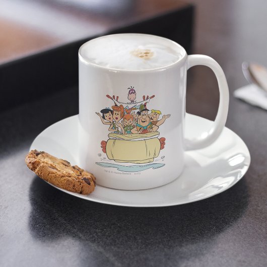 Flintstones Familientreppe Kaffeetasse