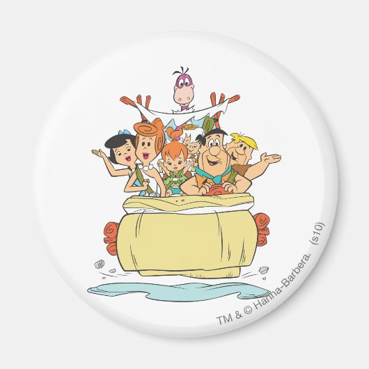 Flintstones Familientreppe Magnet (Vorne)