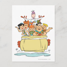 Flintstones Familientreppe Postkarte
