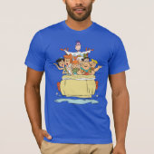 Flintstones Familientreppe T-Shirt (Vorderseite)