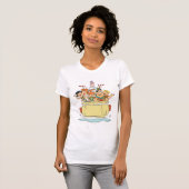 Flintstones Familientreppe T-Shirt (Vorne ganz)